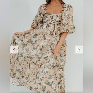 Chic Floral Maxi Dress